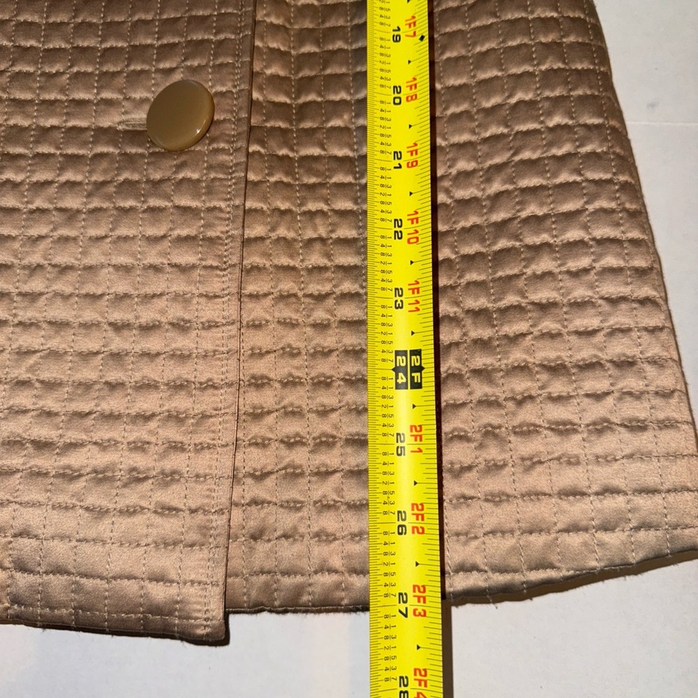 bebe Gold Quilted Pea Coat - Picture 7 of 10